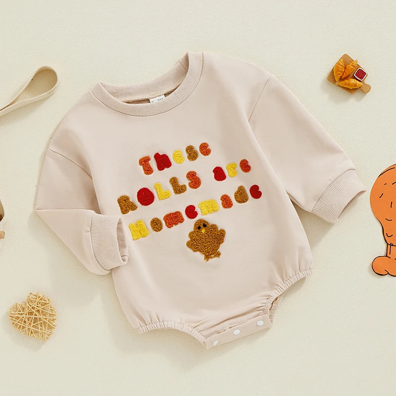 Baby and Toddler's Thanksgiving Homemade Rolls Bodysuit