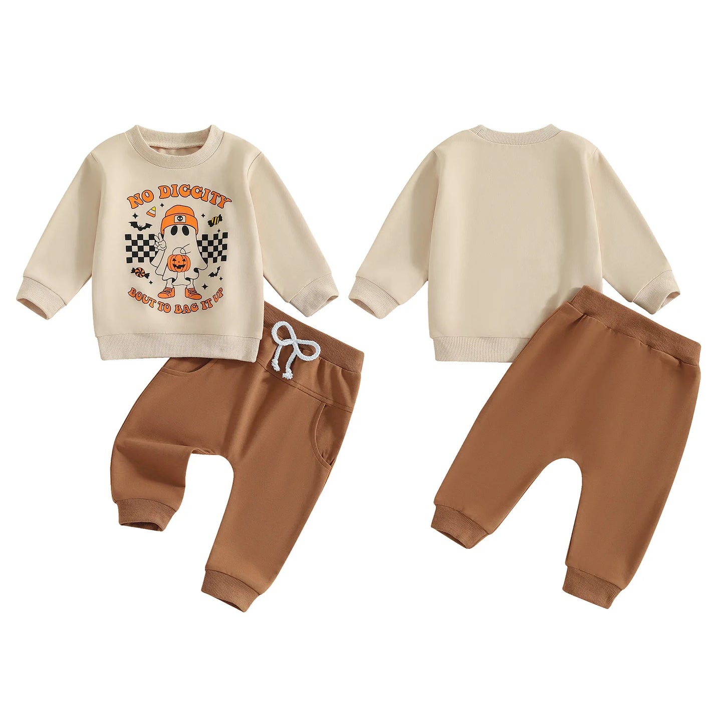 Baby and Toddler Boys Halloween No Diggity Outfit