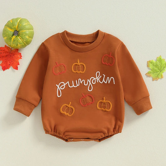 Baby and Toddler's Fall Pumpkin Bodysuit