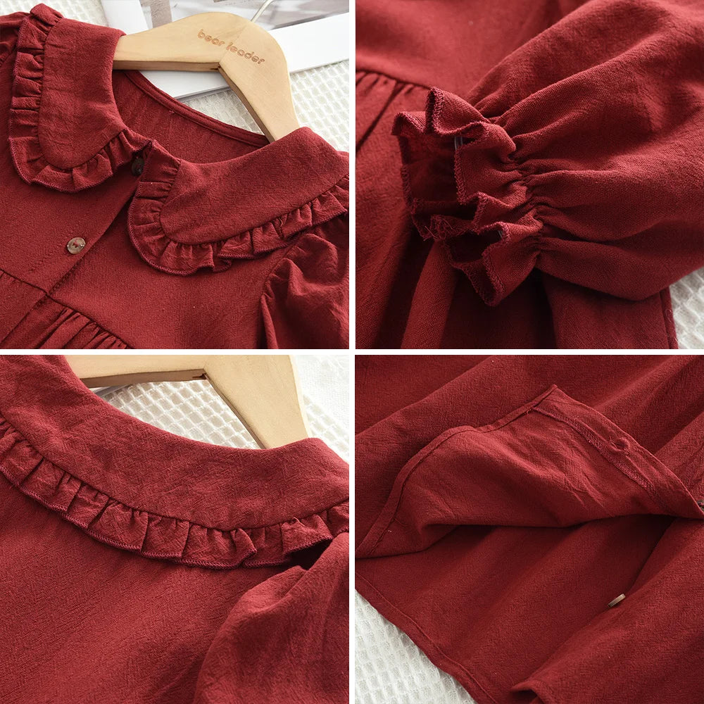 Toddler and Children's Fall and Winter Red Dress