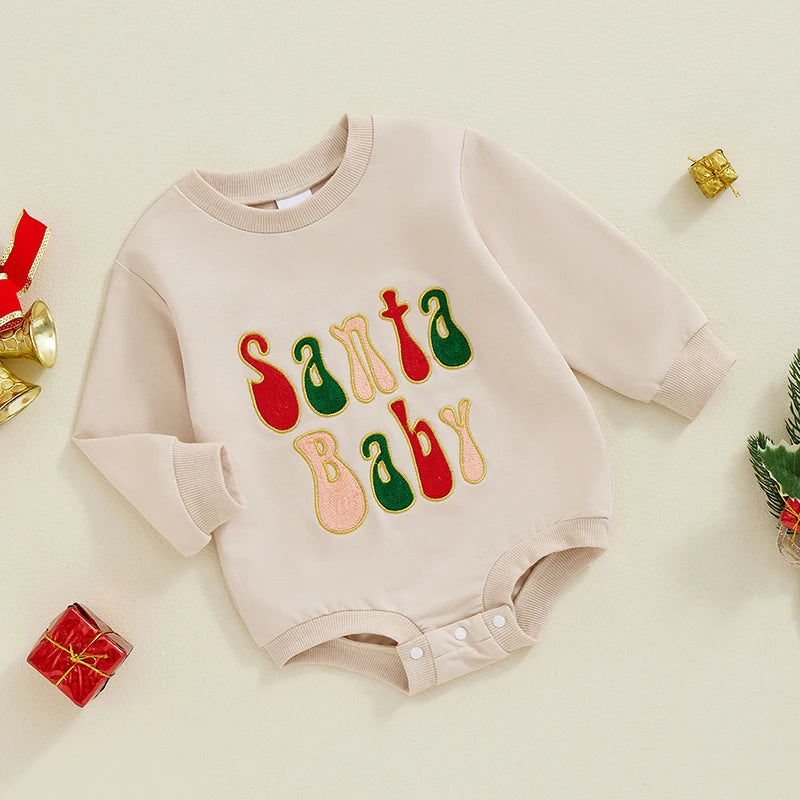 Baby and Toddler's Christmas Santa Baby Bodysuit