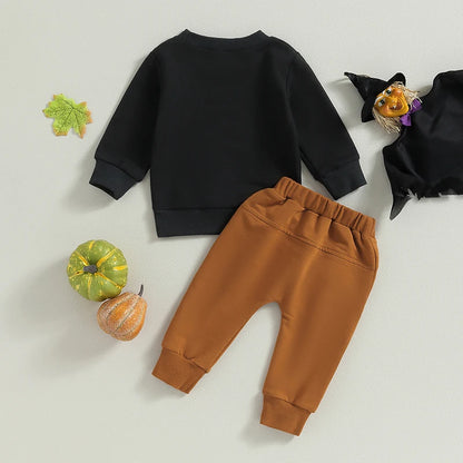 Baby and Toddler Boys Fall Pumpkin Pie Outfit