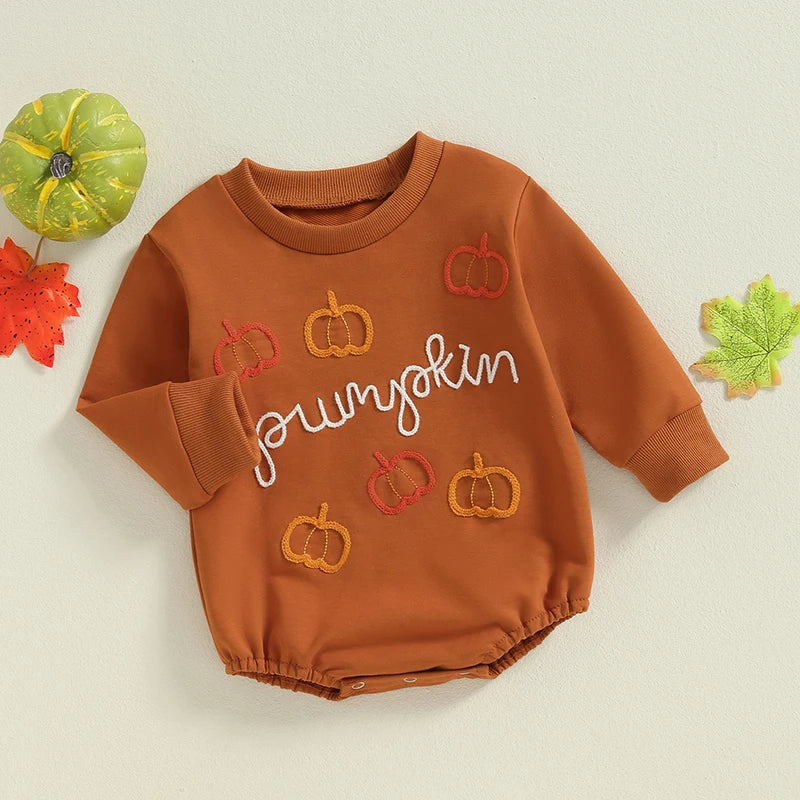 Baby and Toddler's Fall Pumpkin Bodysuit