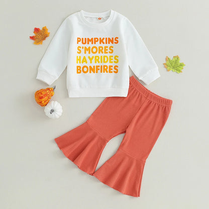 Baby and Toddler Girls Festive Fall Outfit