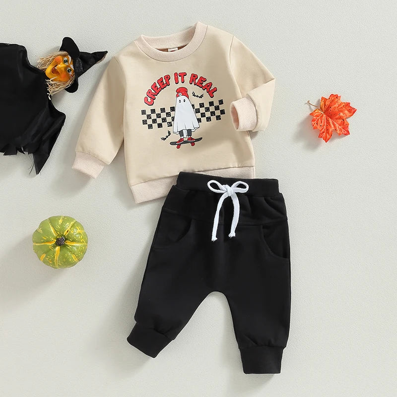 Baby and Toddler Boys Halloween Creep It Real Outfit