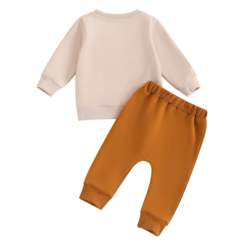 Baby and Toddler Boys Fall Hello Pumpkin Outfit