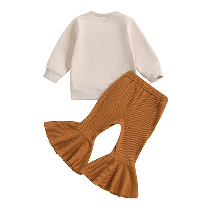 Baby and Toddler Girls Thanksgiving Thankful Era Outfit