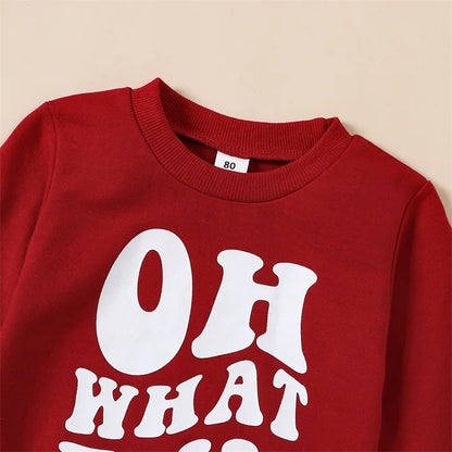 Baby and Toddler's Christmas Oh What Fun Sweatshirt