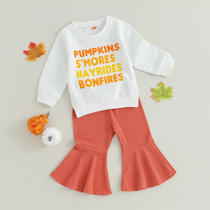 Baby and Toddler Girls Festive Fall Outfit