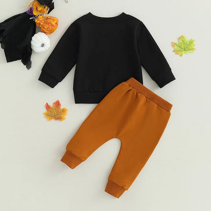 Baby and Toddler Boys Halloween Spooky Little Dude Outfit