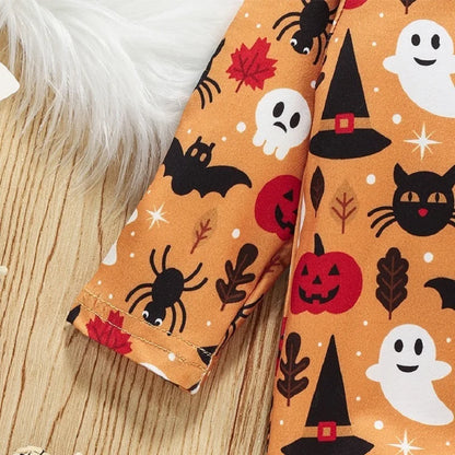 Baby and Toddler's Festive Halloween Romper