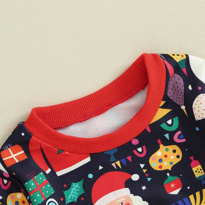 Baby and Toddler Boys Colorful Festive Christmas Outfit