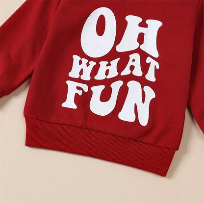 Baby and Toddler's Christmas Oh What Fun Sweatshirt