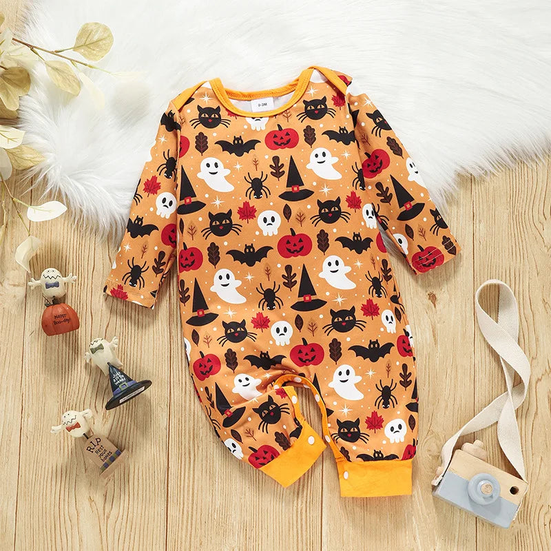 Baby and Toddler's Festive Halloween Romper