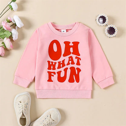 Baby and Toddler's Christmas Oh What Fun Sweatshirt