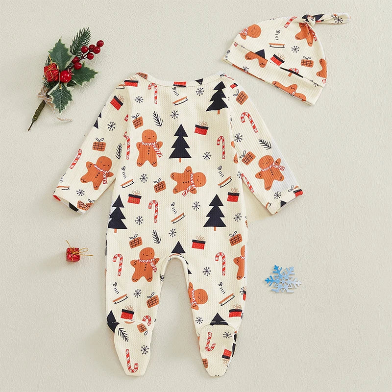 Baby and Toddler's Festive Christmas Romper Outfit