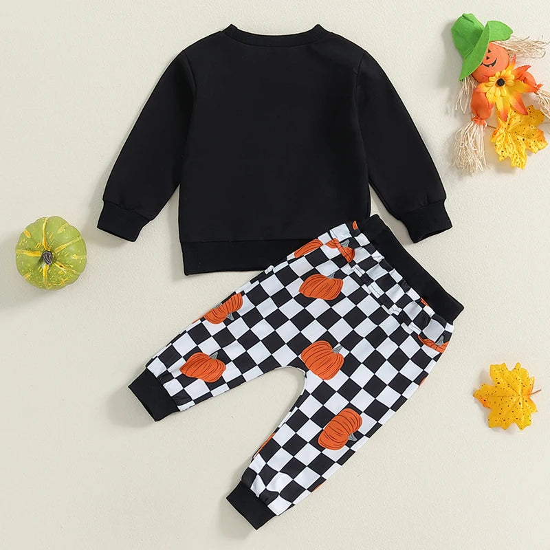 Baby and Toddler Boys Halloween Hey Boo Outfit