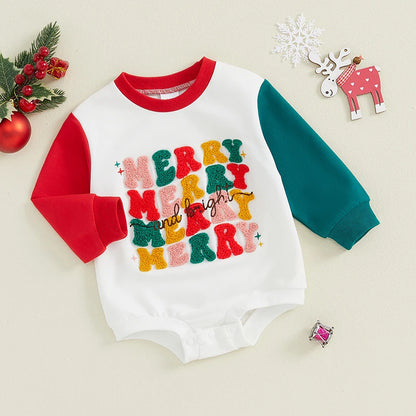 Baby and Toddler's Merry and Bright Christmas Bodysuit