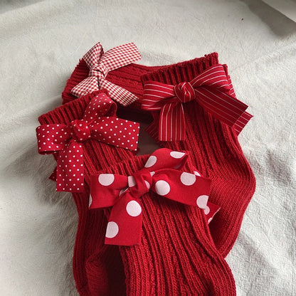 Baby and Toddler Girls Festive Christmas Socks