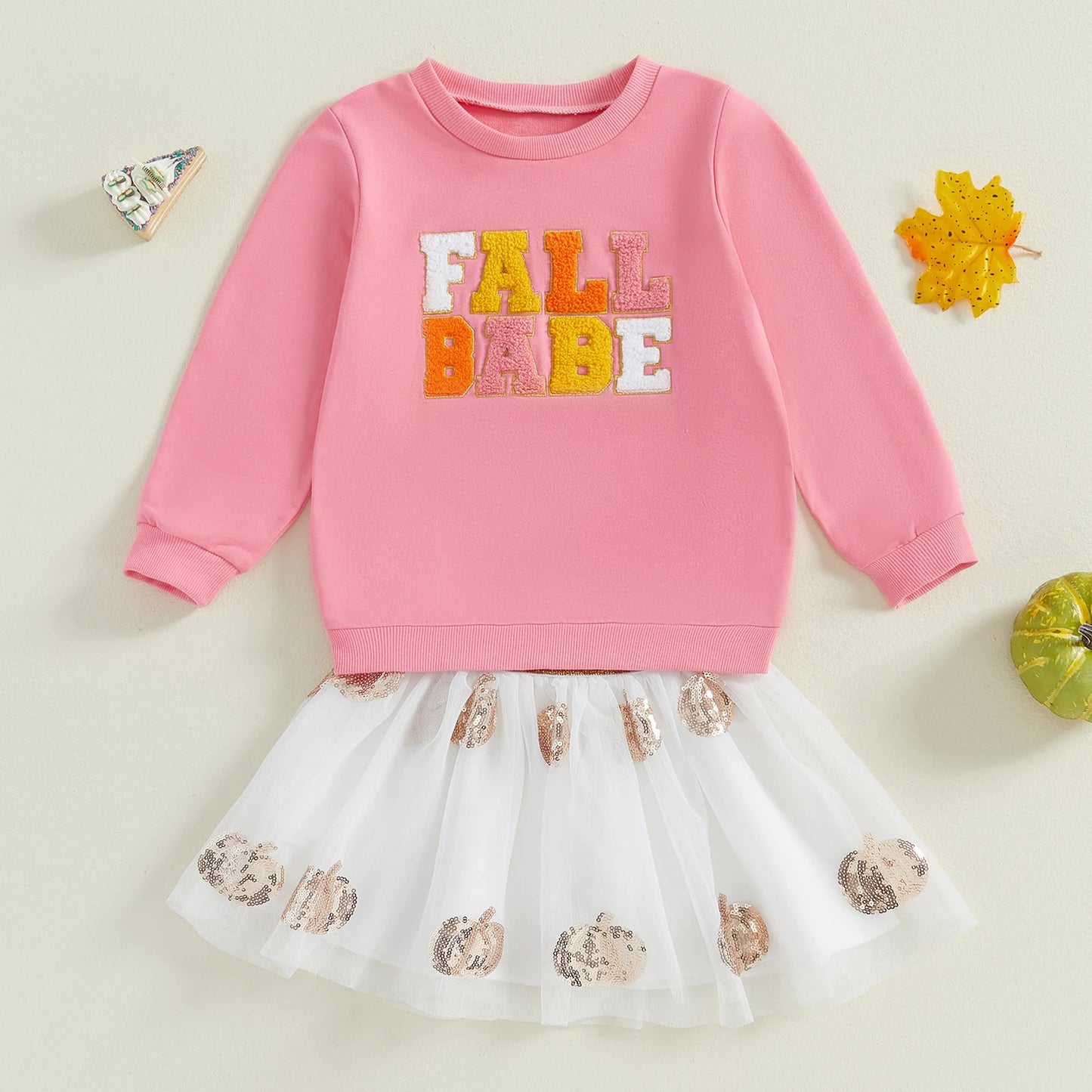 Baby and Toddler Girls Fall Babe Outfit