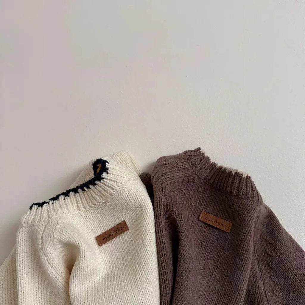 Baby and Toddler's Neutral Knitted Sweater