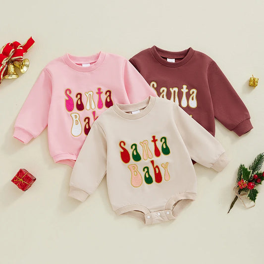 Baby and Toddler's Christmas Santa Baby Bodysuit