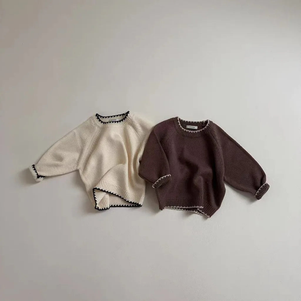 Baby and Toddler's Neutral Knitted Sweater