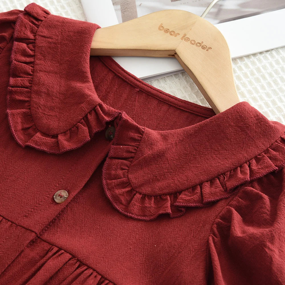 Toddler and Children's Fall and Winter Red Dress