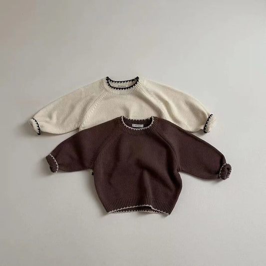 Baby and Toddler's Neutral Knitted Sweater