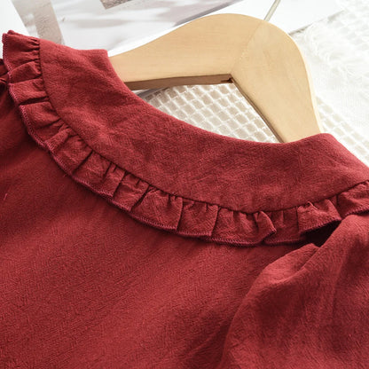 Toddler and Children's Fall and Winter Red Dress