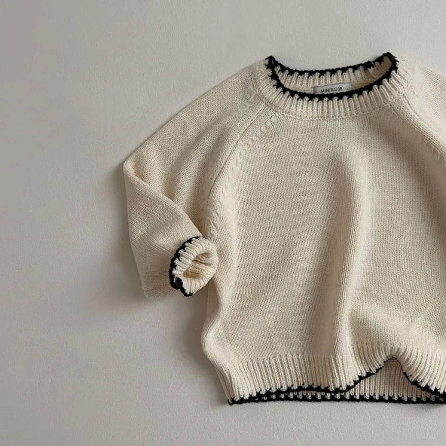 Baby and Toddler's Neutral Knitted Sweater