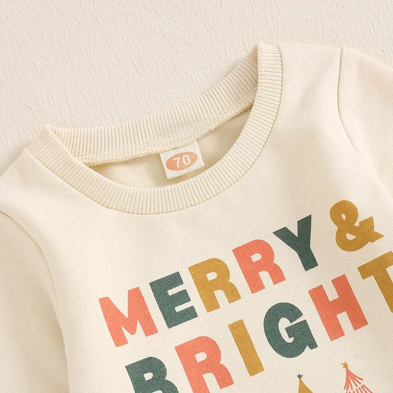 Baby and Toddler's Christmas Merry and Bright Outfit