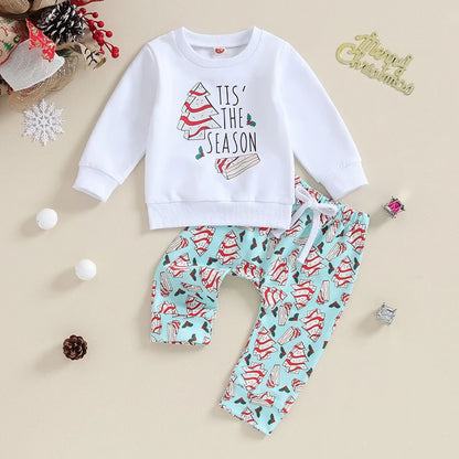 Baby and Toddler's Christmas Tis' the Season Outfit