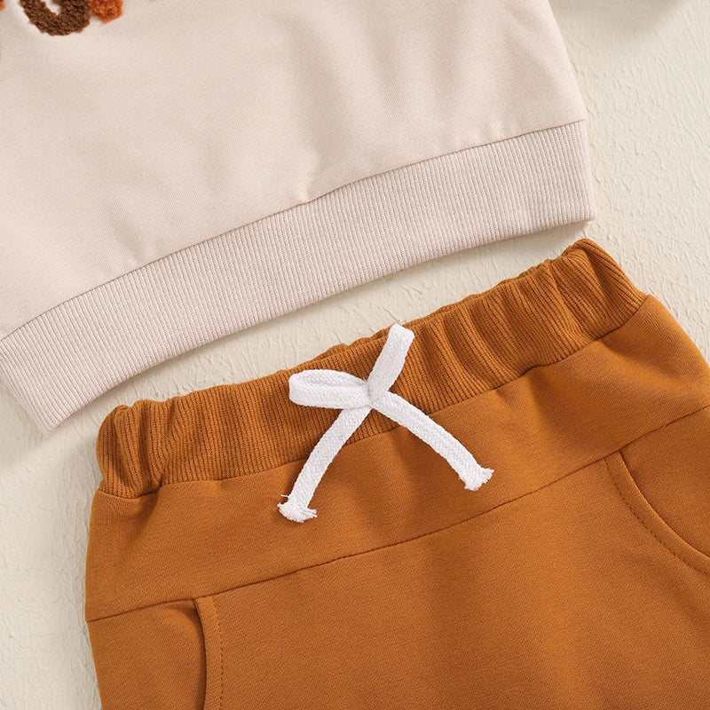 Baby and Toddler Boys Fall Hello Pumpkin Outfit