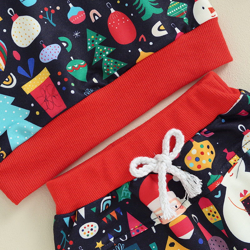 Baby and Toddler Boys Colorful Festive Christmas Outfit