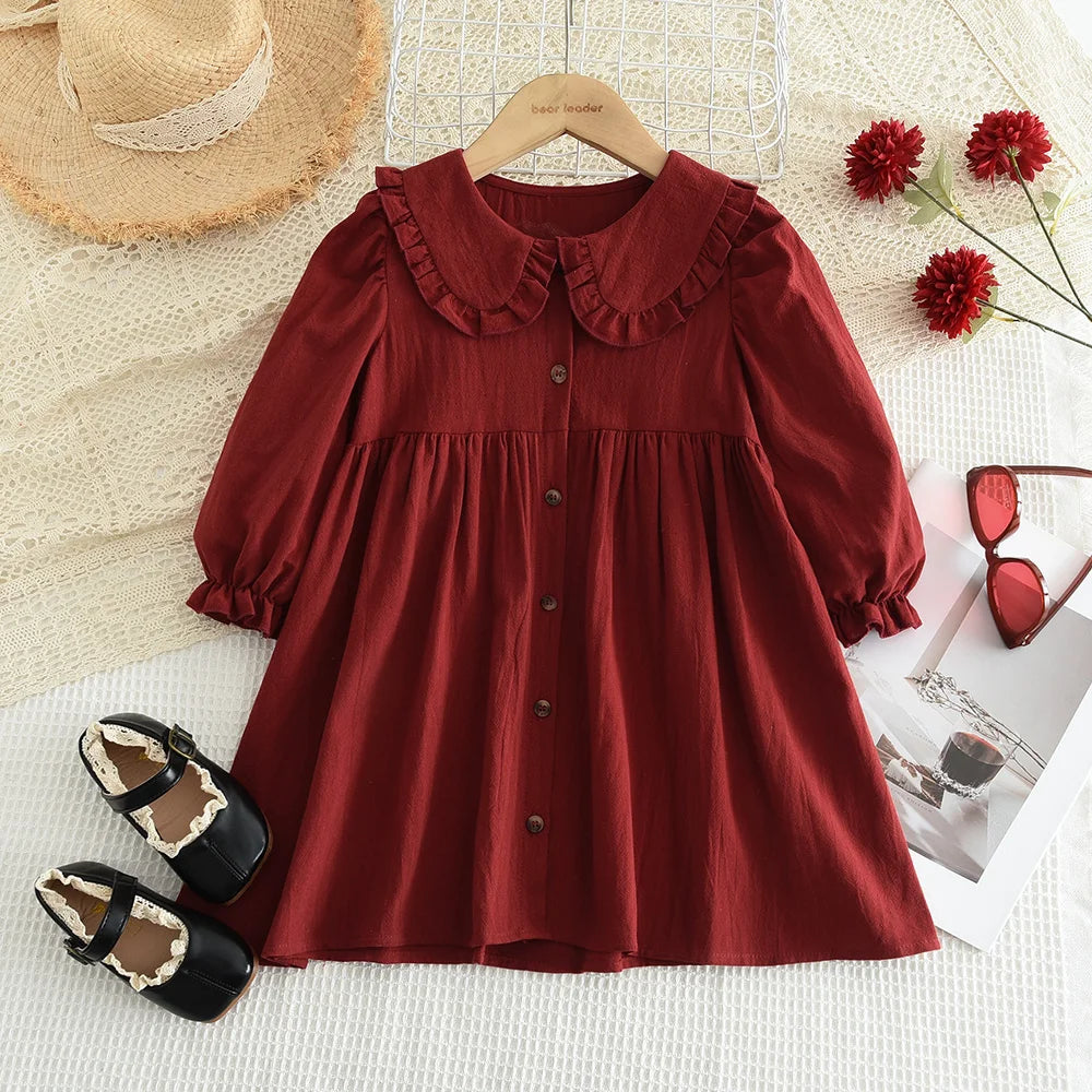 Toddler and Children's Fall and Winter Red Dress