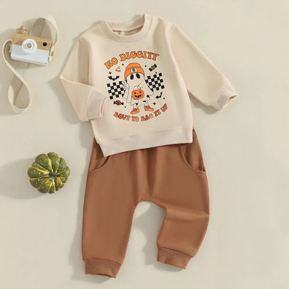 Baby and Toddler Boys Halloween No Diggity Outfit