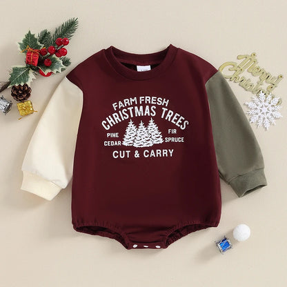 Baby and Toddler Boys Farm Fresh Christmas Trees Bodysuit