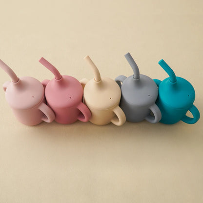 Toddler Silicone Straw Sippy Cup