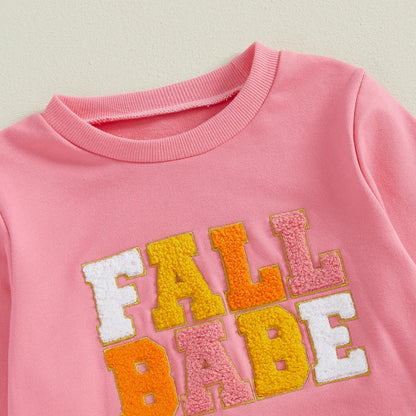 Baby and Toddler Girls Fall Babe Outfit