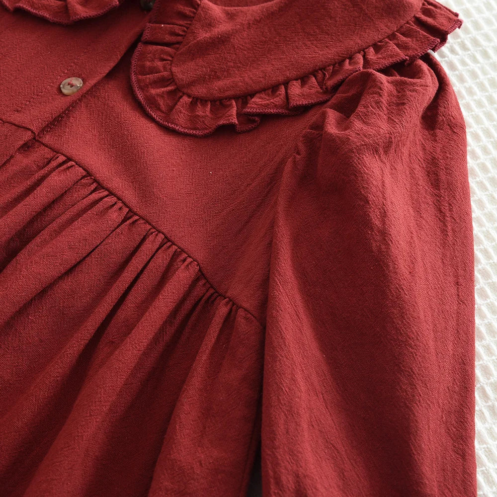 Toddler and Children's Fall and Winter Red Dress